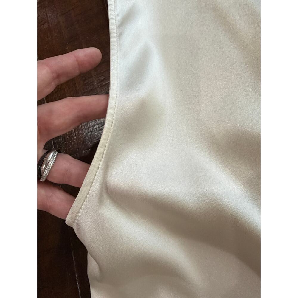 Brunello Cucinelli Ivory Silk Top - Size M - Picture 5 of 11